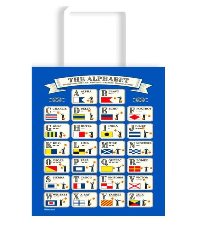 The Alphabet Tote Bag - Nauticalia