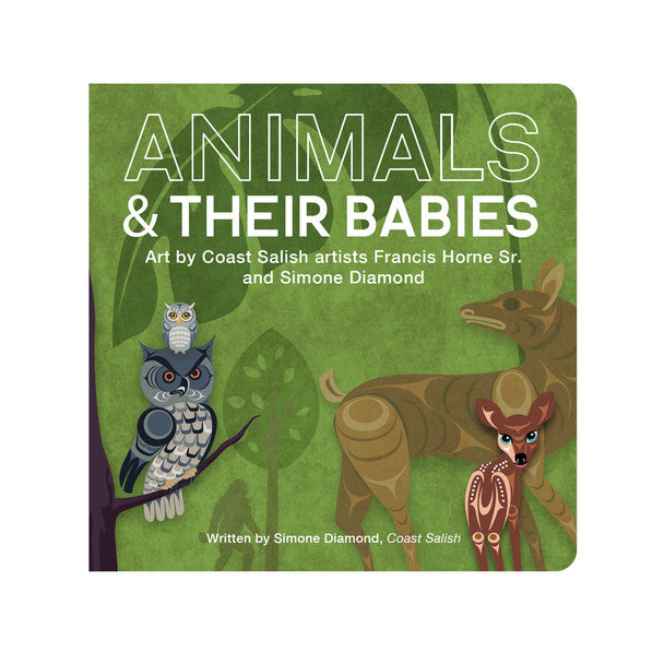 Animals & Their Babies- Board Book by Simone Diamond'