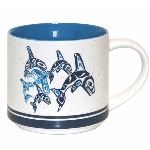 Ceramic Mugs - Orca Family