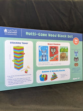Multi-Game Wood Block Set