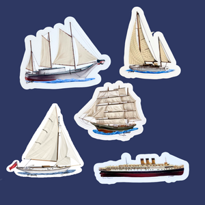 Boat Stickers - Museum Vessels and Ships