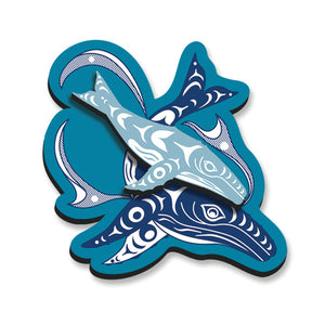 "Humpback Whale" - 3D Magnet